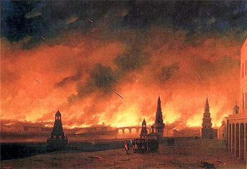 И.К. Айвазовский. Пожар Москвы в 1812 году