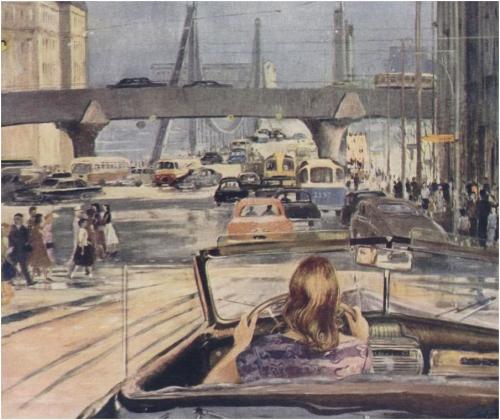 Юрий Пименов Новая Москва. 1960 год