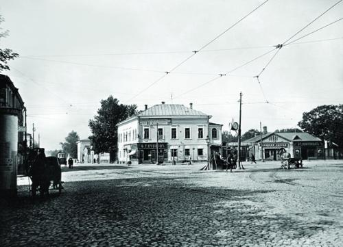 Вид в сторону Крымской площади в 1912 году