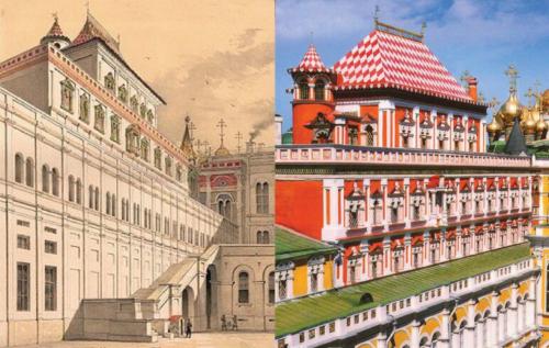 старый и новый Теремной дворец